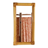 Rattan frame mirror 61 x 31 cm