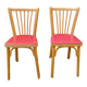 Pair of Baumann bistro chairs no. 12