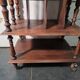 Antique walnut music cabinet