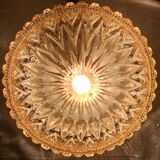 Vintage iridescent amber ceiling