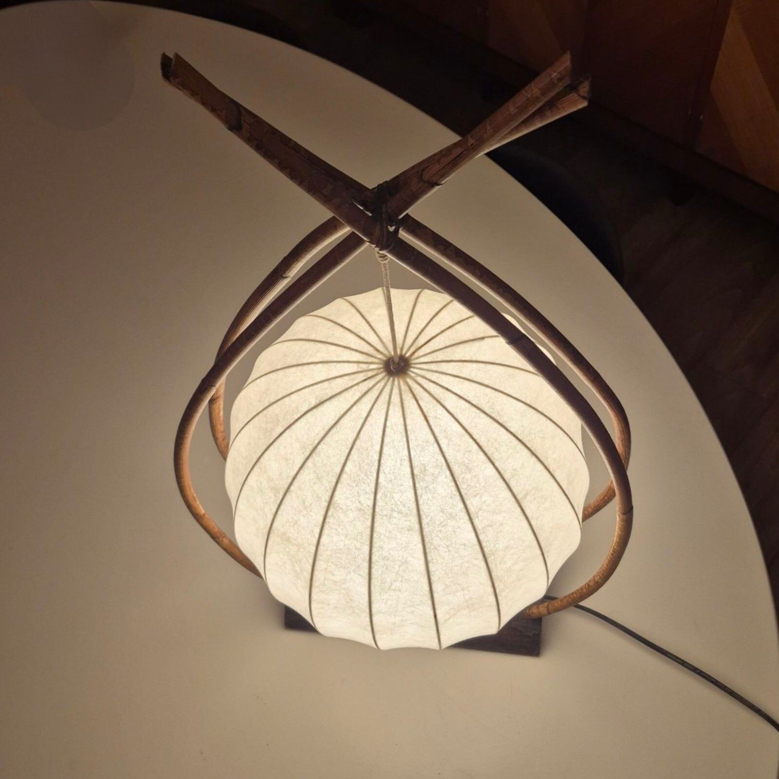 Cocoon Table Lamp Wabi Sabi, 1960s