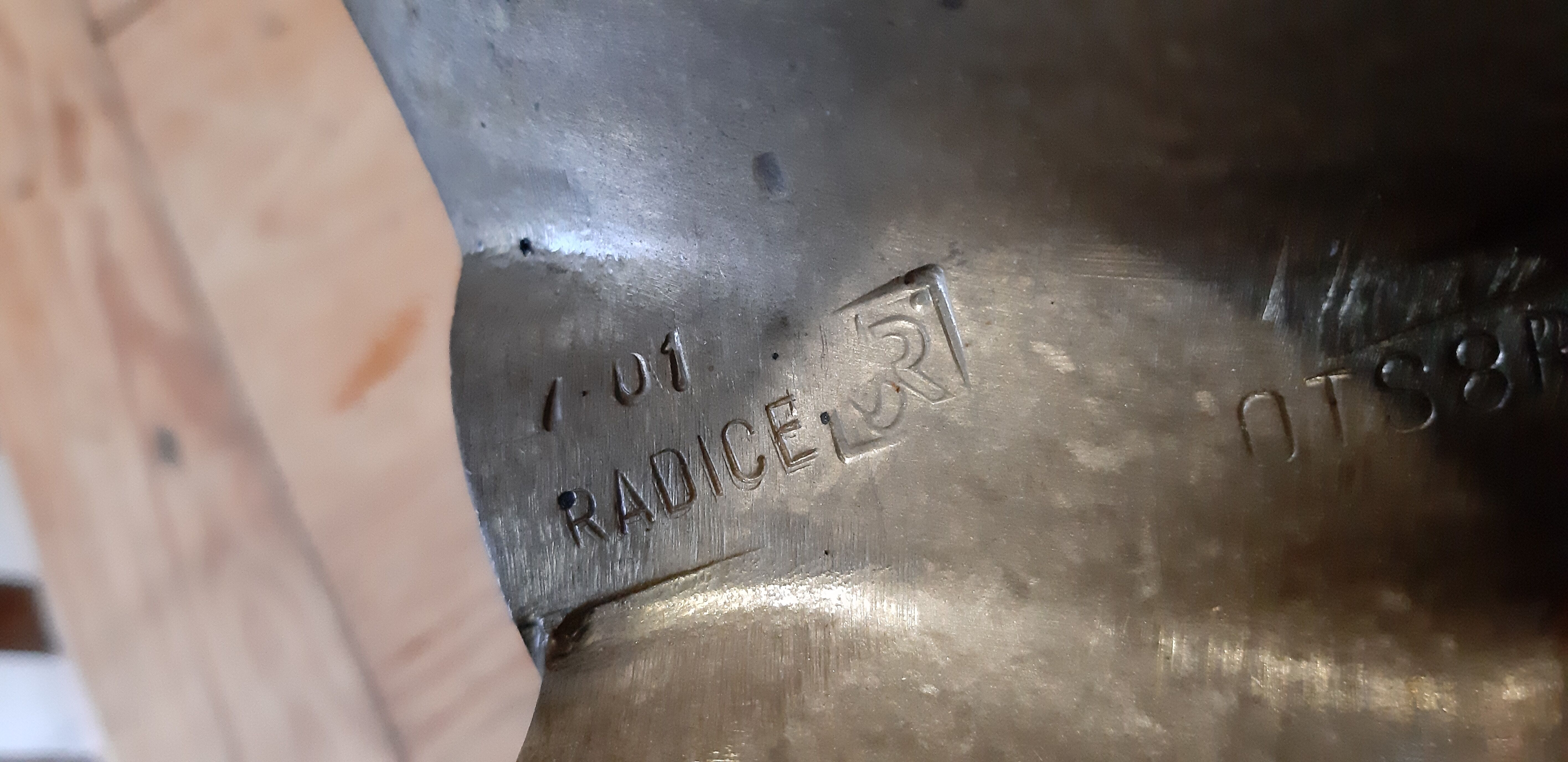 Radice bronze boat propeller