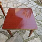 Vintage 1960s nesting coffee table.  
Large table: 54x32 H 41  
Medium