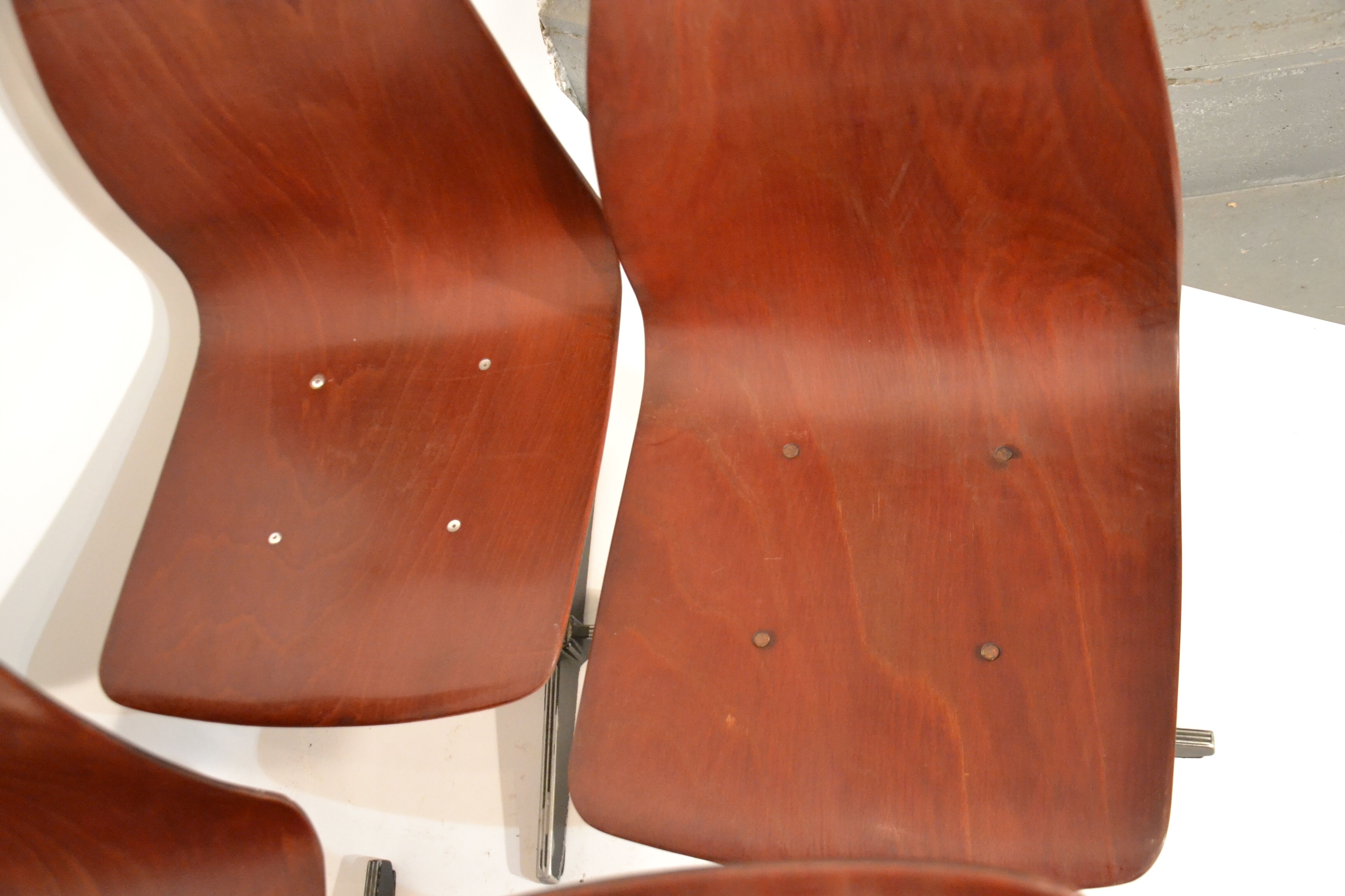 Set of 6 chairs Pagholz foot star