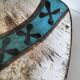 Vintage triangular ceramic bowl