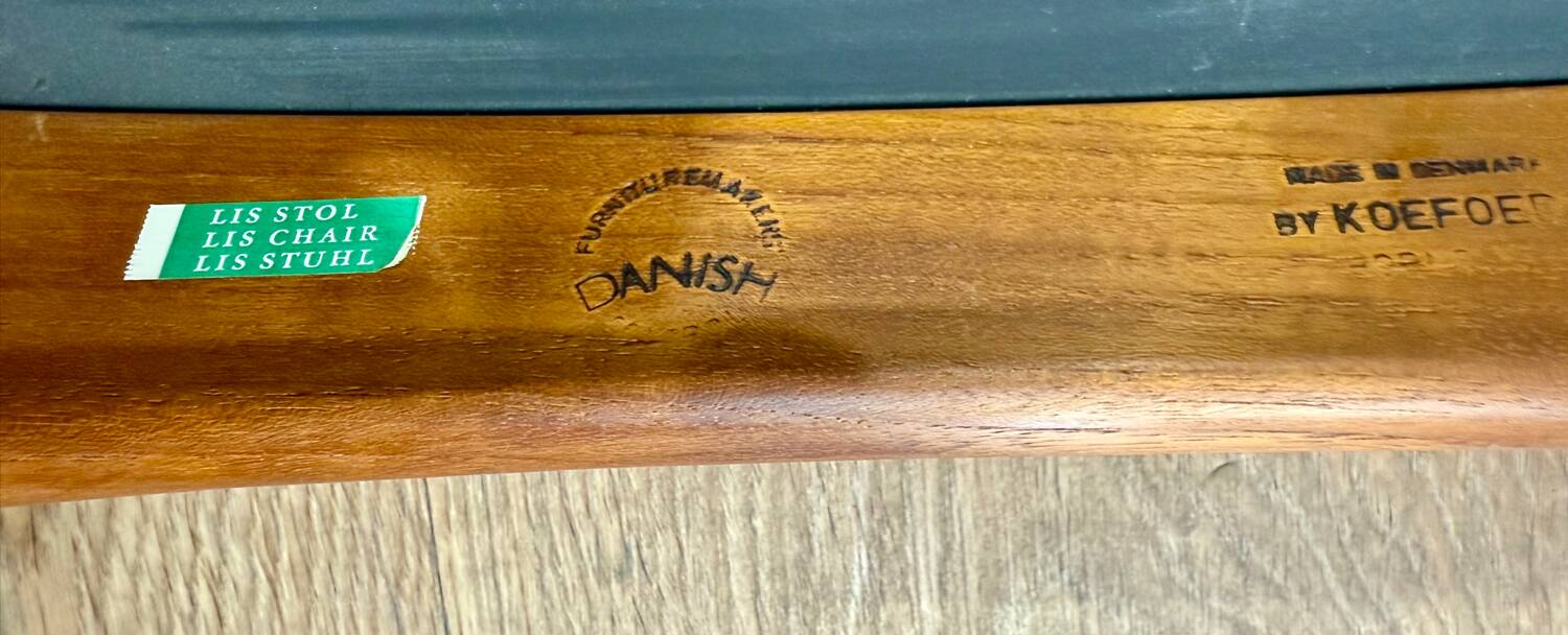 Set of 6 Scandinavian Teak Chairs by Niels Koefoeds, 1960s