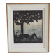 Lithographie suédoise de Ake Holm