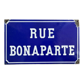 Old enamelled street sign