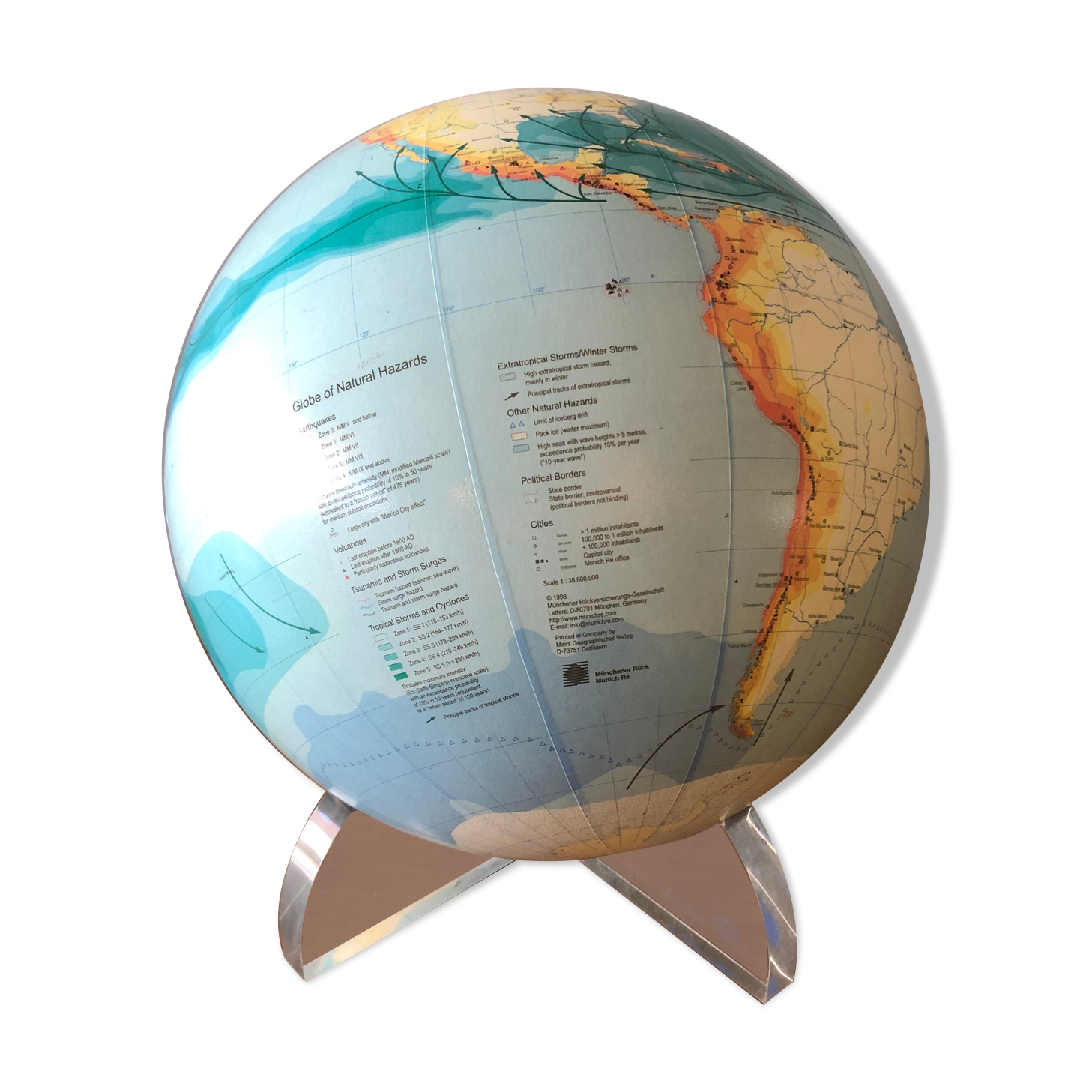 Globe terrestre Mappemonde