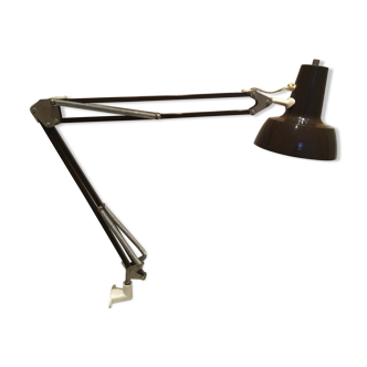 Vintage architect lamp with vice