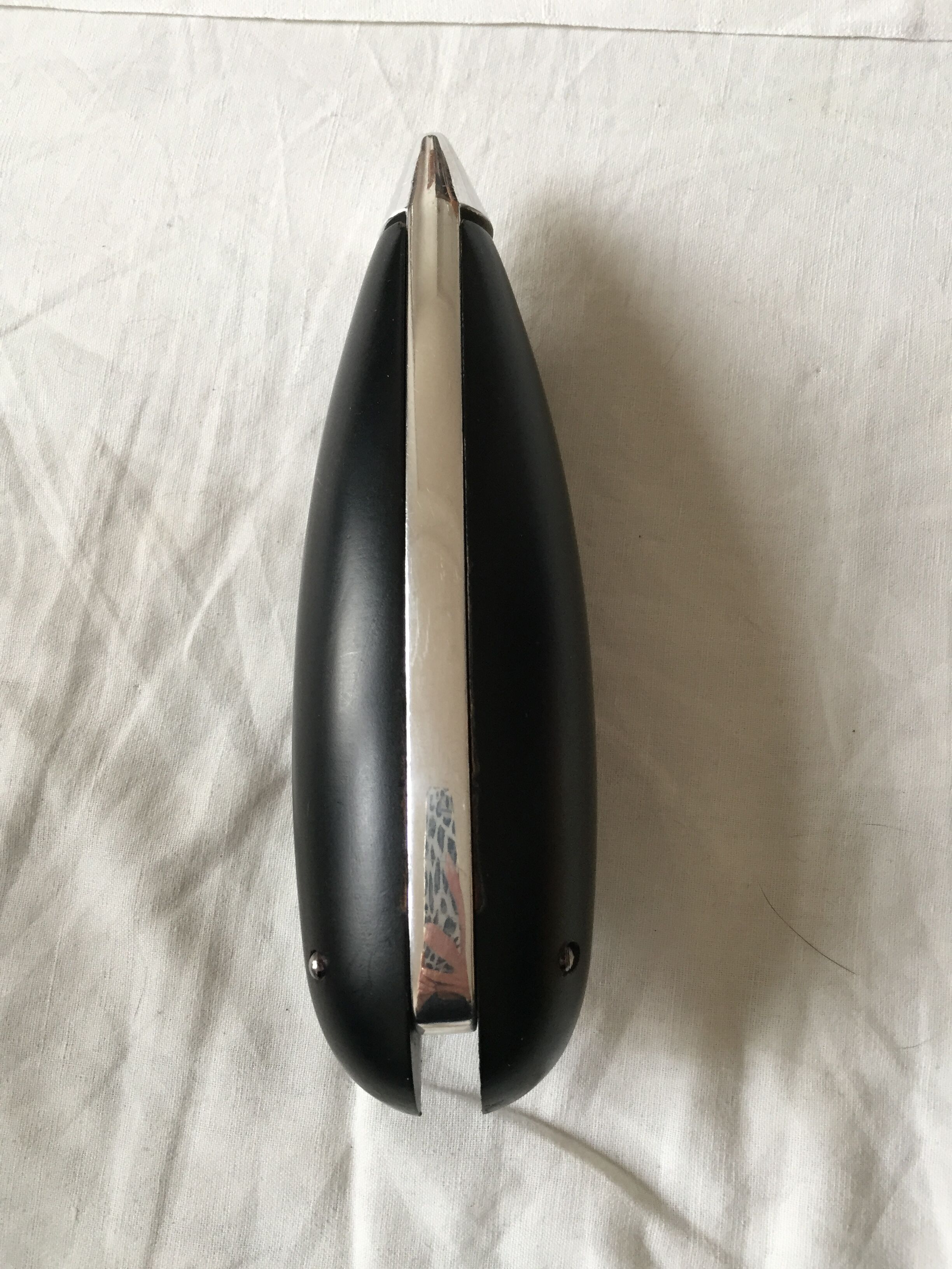 Retractable wood design hook black wood