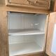 Rustic solid oak sideboard - raw golden honey wood