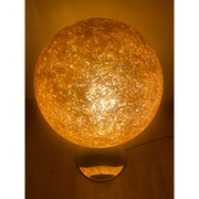 Lampe boule space age en méthacrylate italie 1970