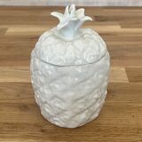 White earthenware bonbonnière