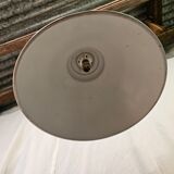 80s brushed aluminum pendant light