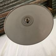 80s brushed aluminum pendant light