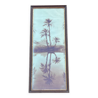 Old photograph from 1920 signed by Alexandre Bourgault, an Orientalist.