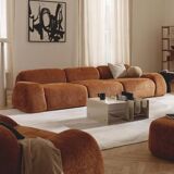 Canapé modulable 4 places contemporain