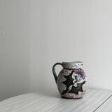 Pichet décoratif ancien en céramique