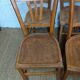 Ensemble de 10 chaises bistrot années 1950-60 vintage Luterma