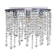 Plafonnier minimaliste à franges en verre
