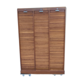 Triple oak curtain binder