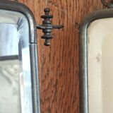 Old triptych mirror/barber mirror
