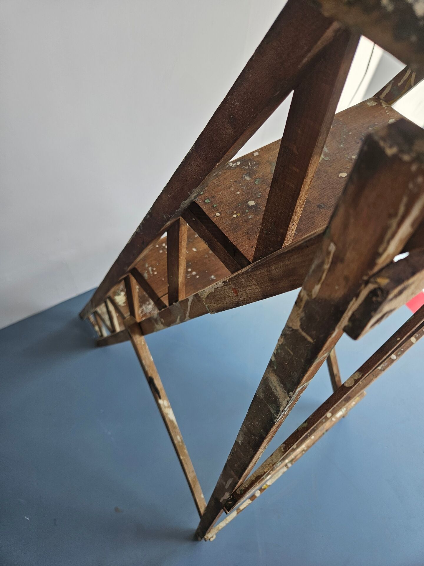 Old painter's step ladder