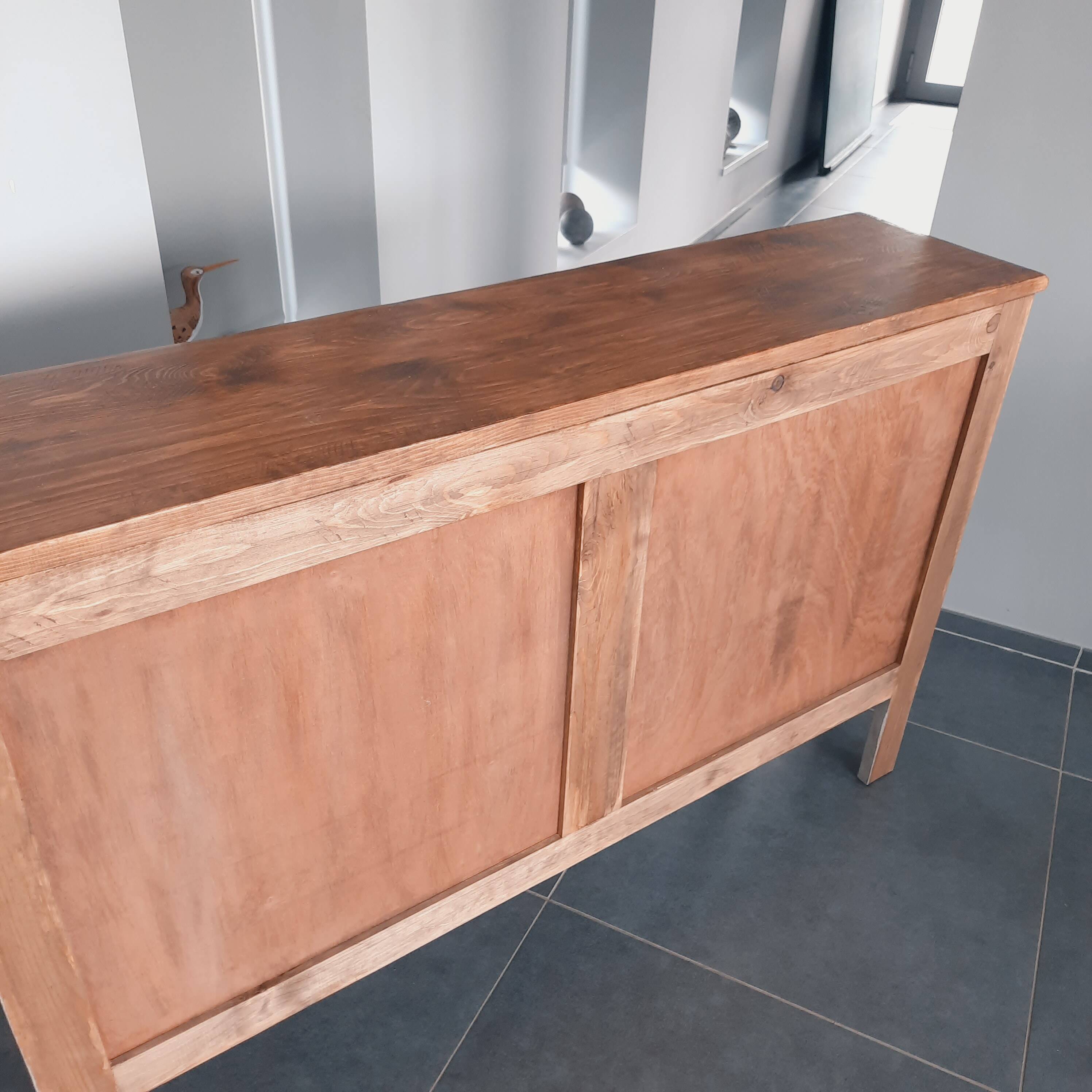 6-drawer craft cabinet with shell handles