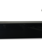 Black lacquered buffet Giotto Stoppino - 1977