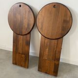Lot 2 wooden stools