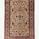 Tapis persan vintage floral marron 4x7, 130x215Cm SK 2606