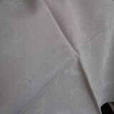 9 cotton napkins damask with flowers 48 x 48 cm