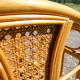 Bamboo rattan magazine holder