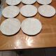 Set of 8 oyster plates in limoges porcelain