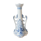 Delft candlestick with décor mills
