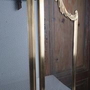 Antique Brass Fire Screen, Louis XV Style, L 83 cm / H 55 cm