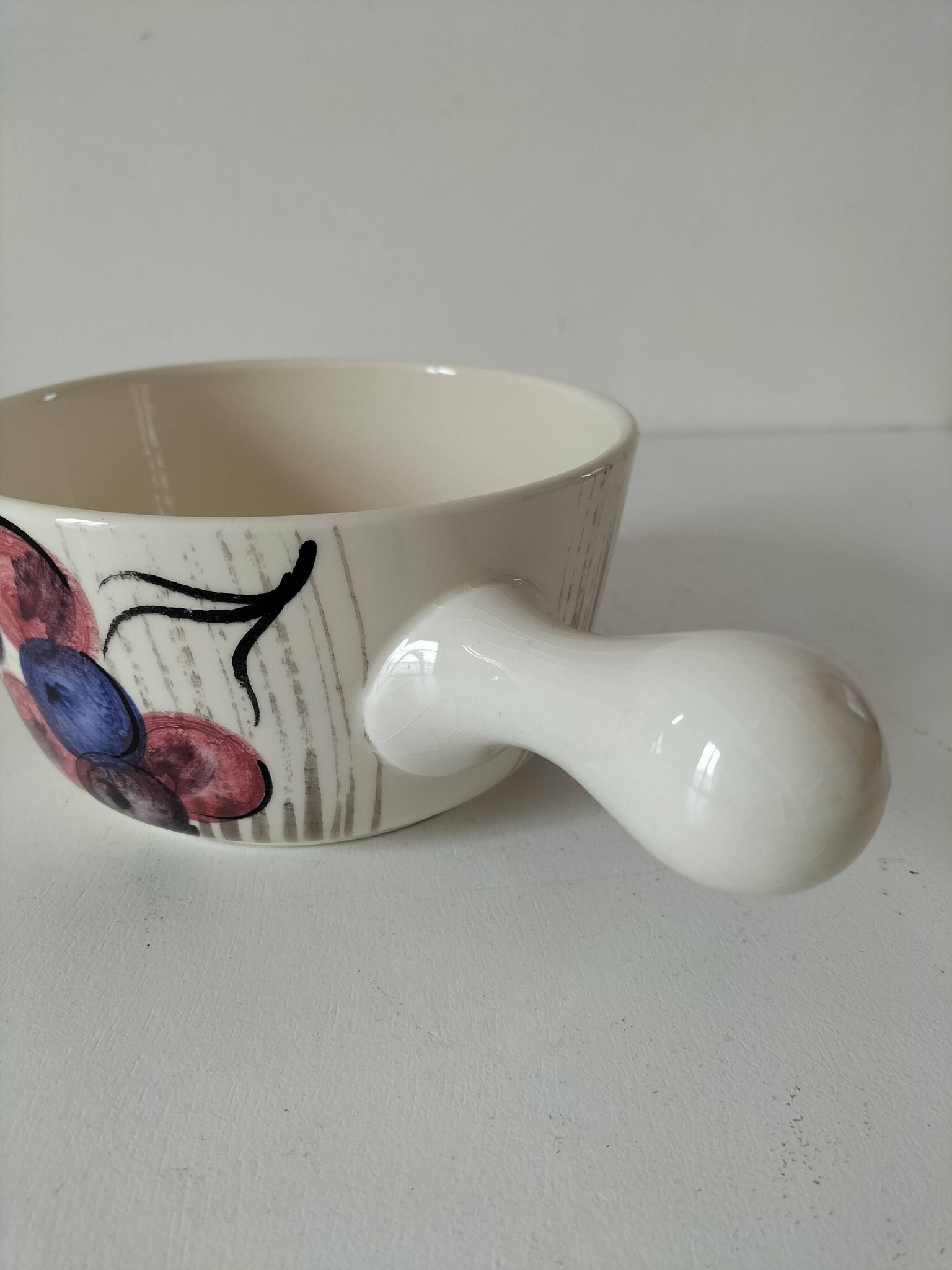 Vintage earthenware fondue pot – Zell am Harmersbach (Germany)