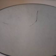 ensemble de salle de bains miroir rond et etagere