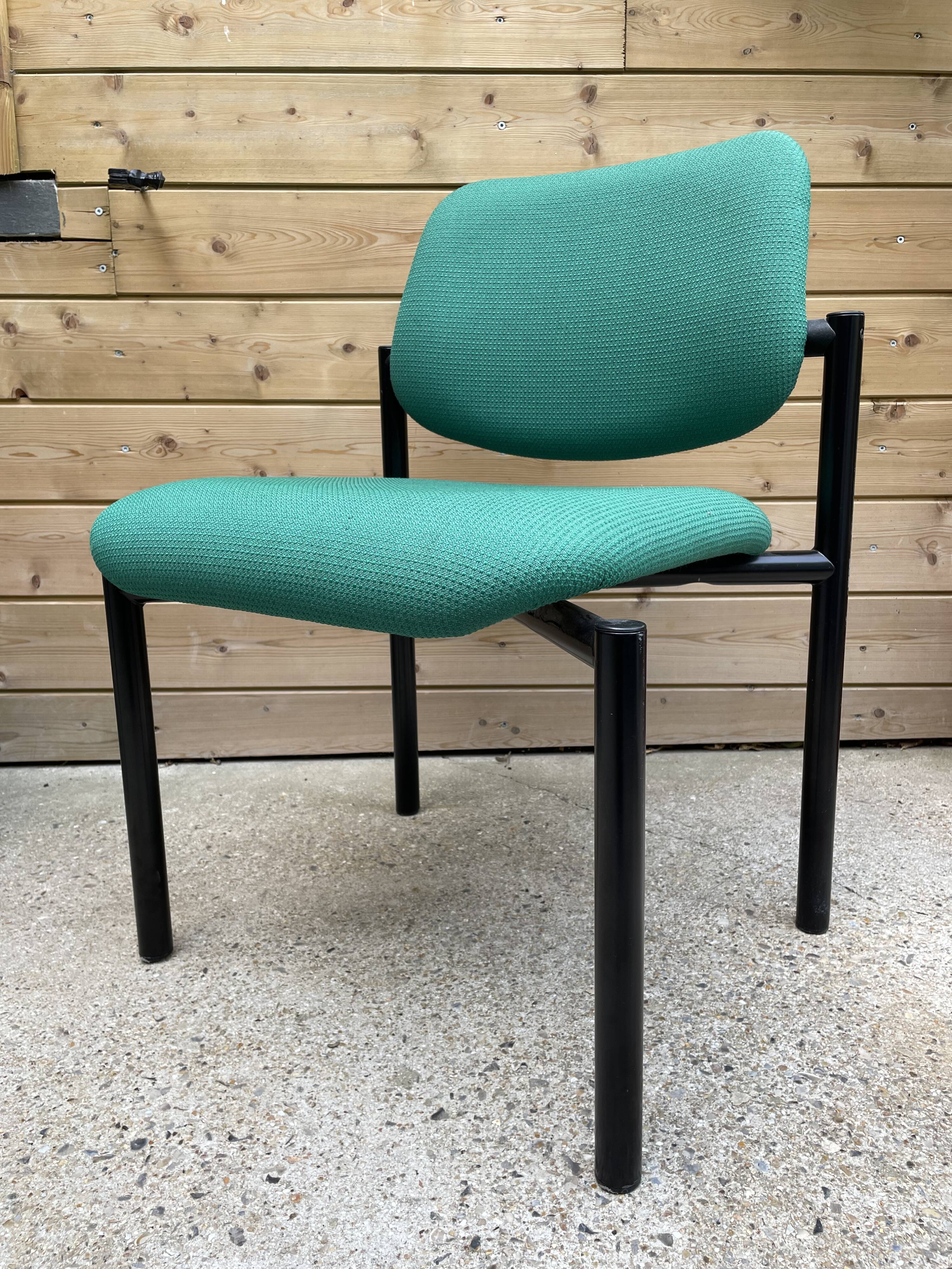 Pair of vintage Martin Stoll Champenay office chairs