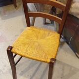 Chaise paillée
