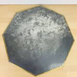 Vintage brass mirror 46 cm