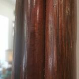 Vintage bamboo and rattan mirror 70, 100x50cm