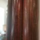 Vintage bamboo and rattan mirror 70, 100x50cm