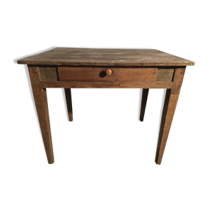 table d'appoint en chêne