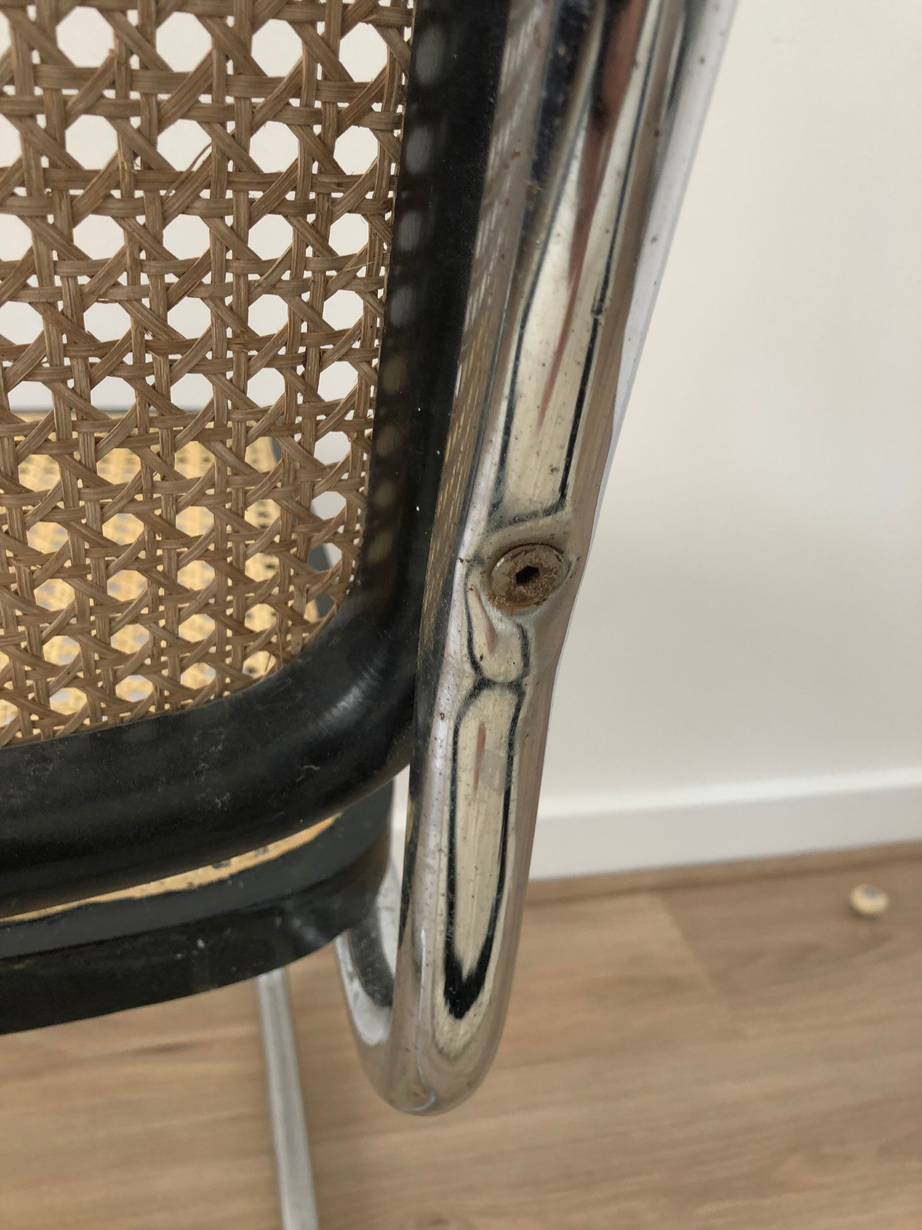 Marcel Breuer Cesca B32 black chair