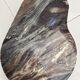 Table basse en marbre de Carrare forme organique