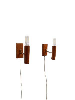 Lot de 2 appliques danoises, années 1960