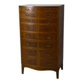 Large Nutwood Chest of Drawers by Ole Wanscher, 1940's