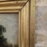 Tableau scene paysage de ferme